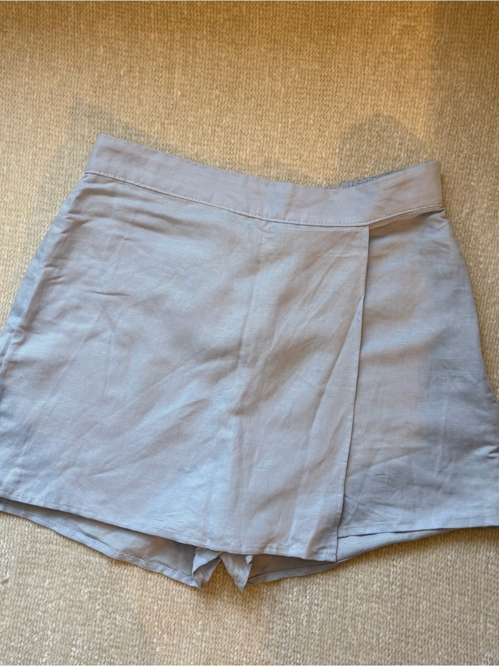 h&m asymmetrical wrap skort